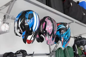 bicycle+helmets+on+rack