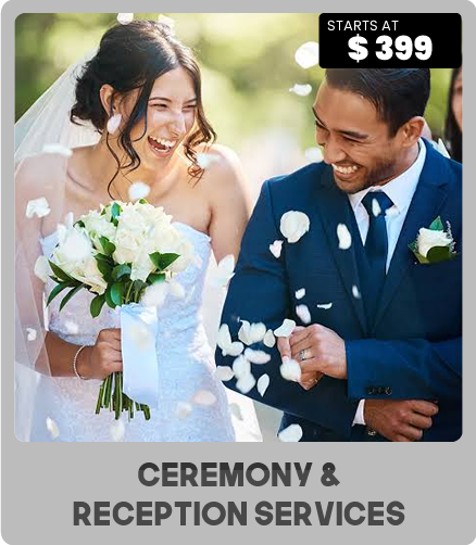 ceremony and reception services